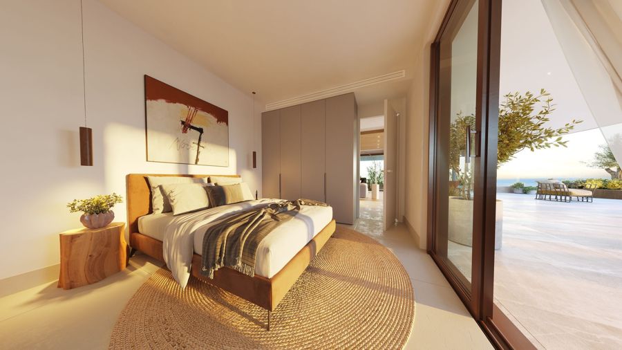 Sky Villa — Soverom og bad 2