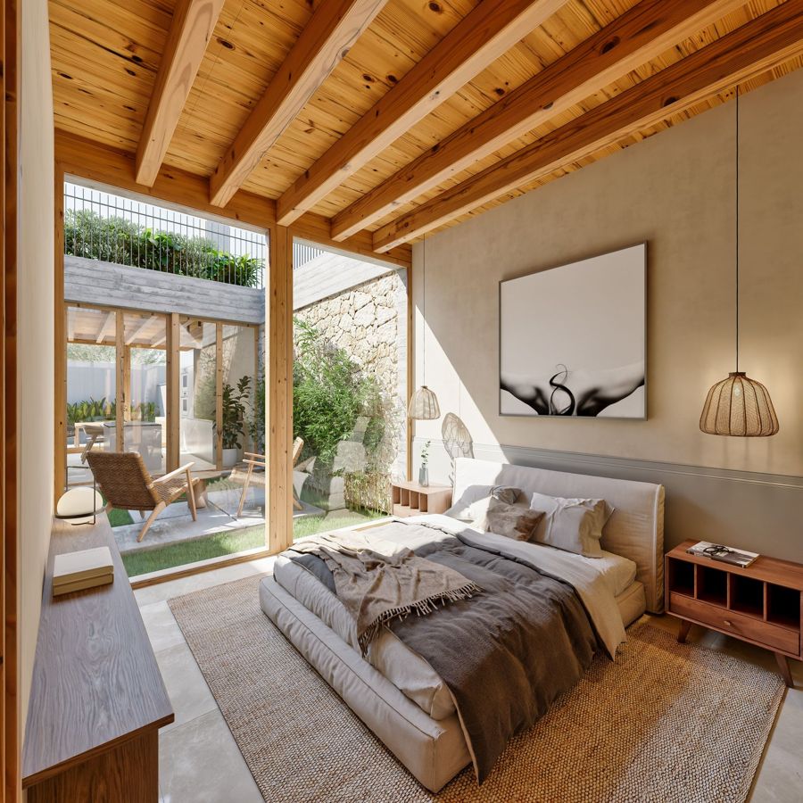 Casa Alzina — Soverom og bad 1